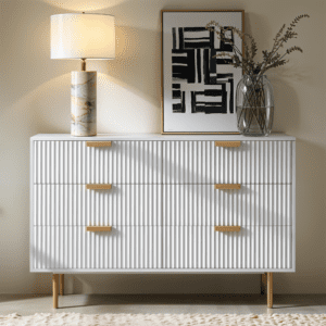 Wide 6 Drawer Dresser