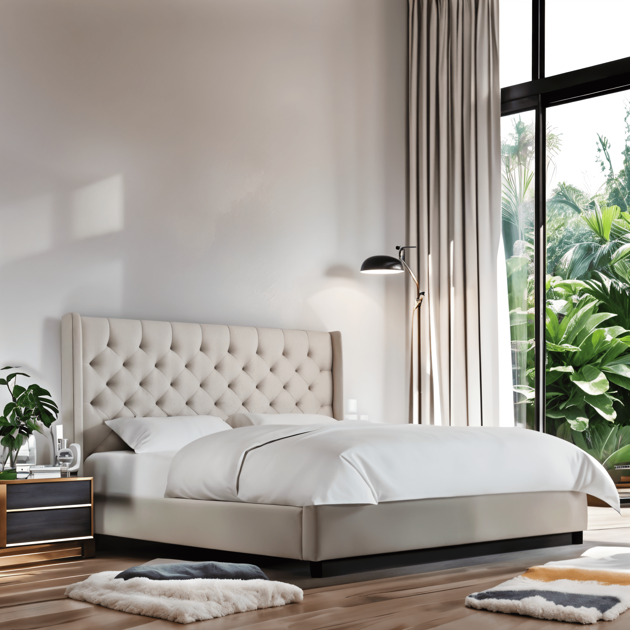 Atom Upholstered Bed enhanced