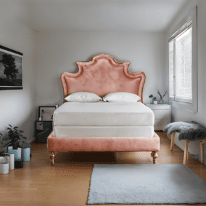 Curved Contemporary Bed