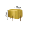 Modern Square Pouf