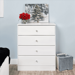 Scandinavian 4-Drawer Chest