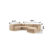 Topaz sectional sofa