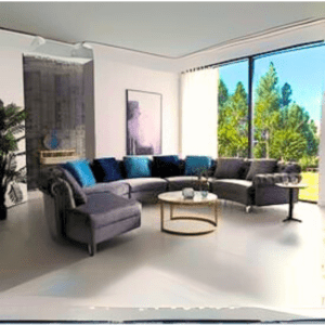 Luxury Circular Tufted Sofa