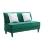armless 2 seater sofa 2