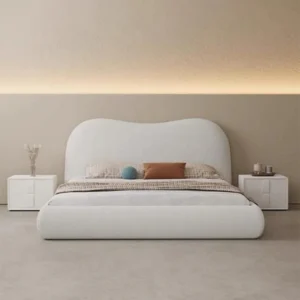 Curved Headboard Bed