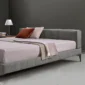 low profile upholstered bed 1