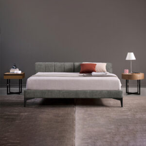 Low Profile Upholstered Bed