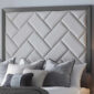 Pattern High Headboard Bed 1