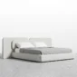 double curve headboard bed 1