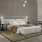 double curve headboard bed 4