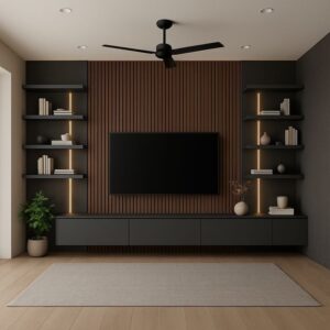 Wall Mounted TV Unit
