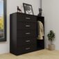 imgi_3_Brown-Chest-of-5-Drawers-with-Cloth-Hanger-for-Storage-5