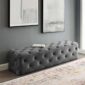 Hallway Bench with Tufted Design