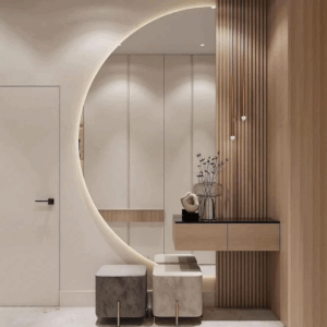 Half Moon Mirror Dressing