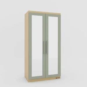 2 Door Wooden Wardrobe