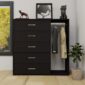 imgi_8_Brown-Chest-of-5-Drawers-with-Cloth-Hanger-for-Storage-1-600x600