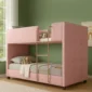 Bliss-Upholstered-Bunk-Bed-Pink