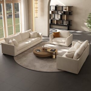 Luxury Fabric Sofa Set
